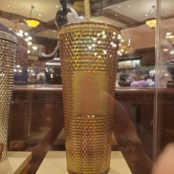 Gold Disneyland Starbucks Mug