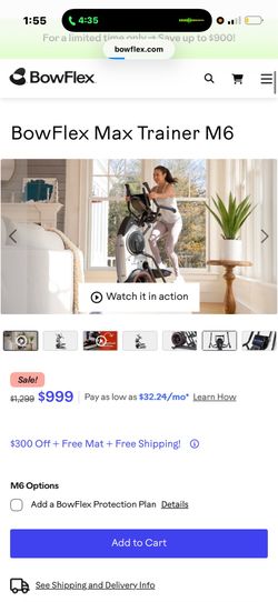 Bowflex max trainer m6