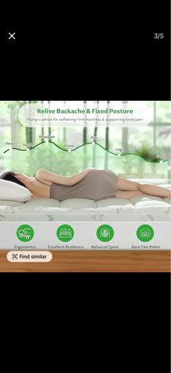 Bamboo Viscose Cooling Mattress Topper,1000 GSM Extra Thick Mattress Pad