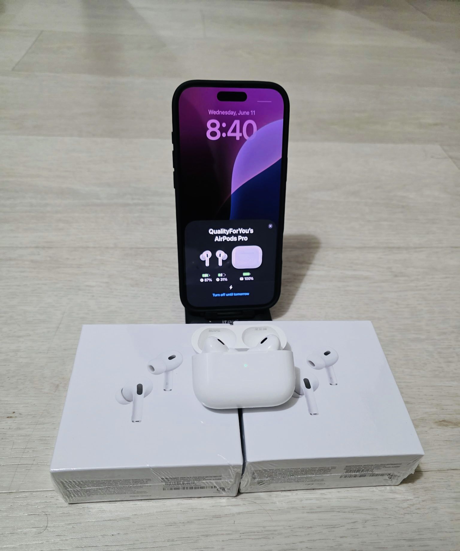 New iPhone Apple AirPods Pro 2nd Generation With MagSafe Charging Case Active Noise Canceling Wireless Earbuds Headphones Delivery Available