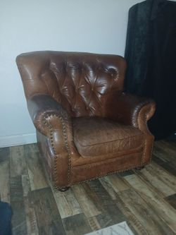 Leather seat