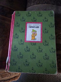 Walt Disney's Fantasyland Vintage Hardcover Book