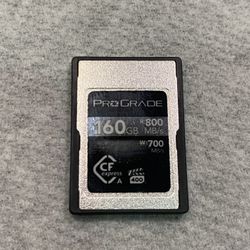 Prograde Digital Cobalt Series 160GB CFexpress Type-A 2.0 Memory Card
