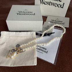 Vivienne Westwood Pear with hearts necklaces