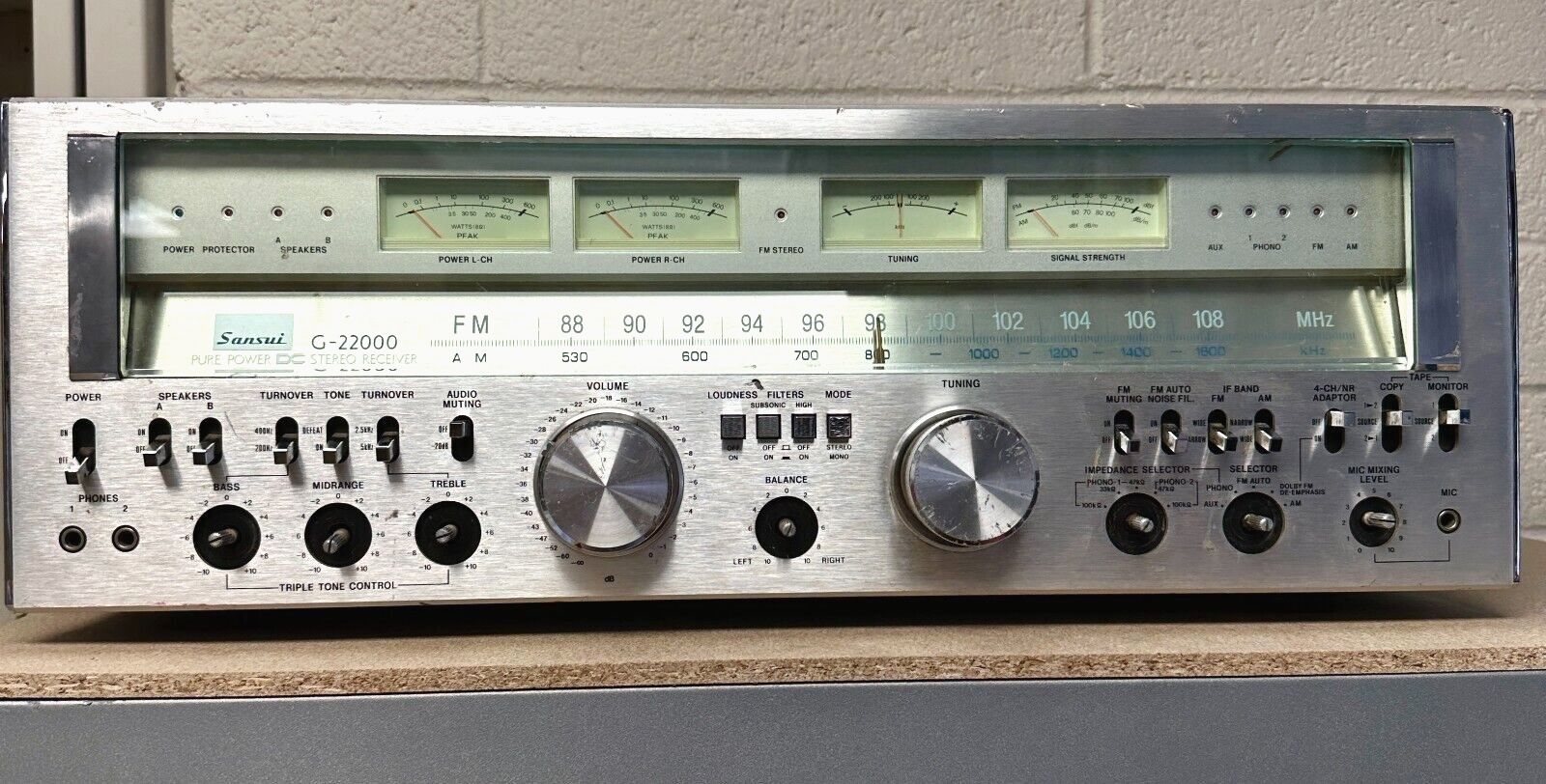 Sansui G 22000 with all handles