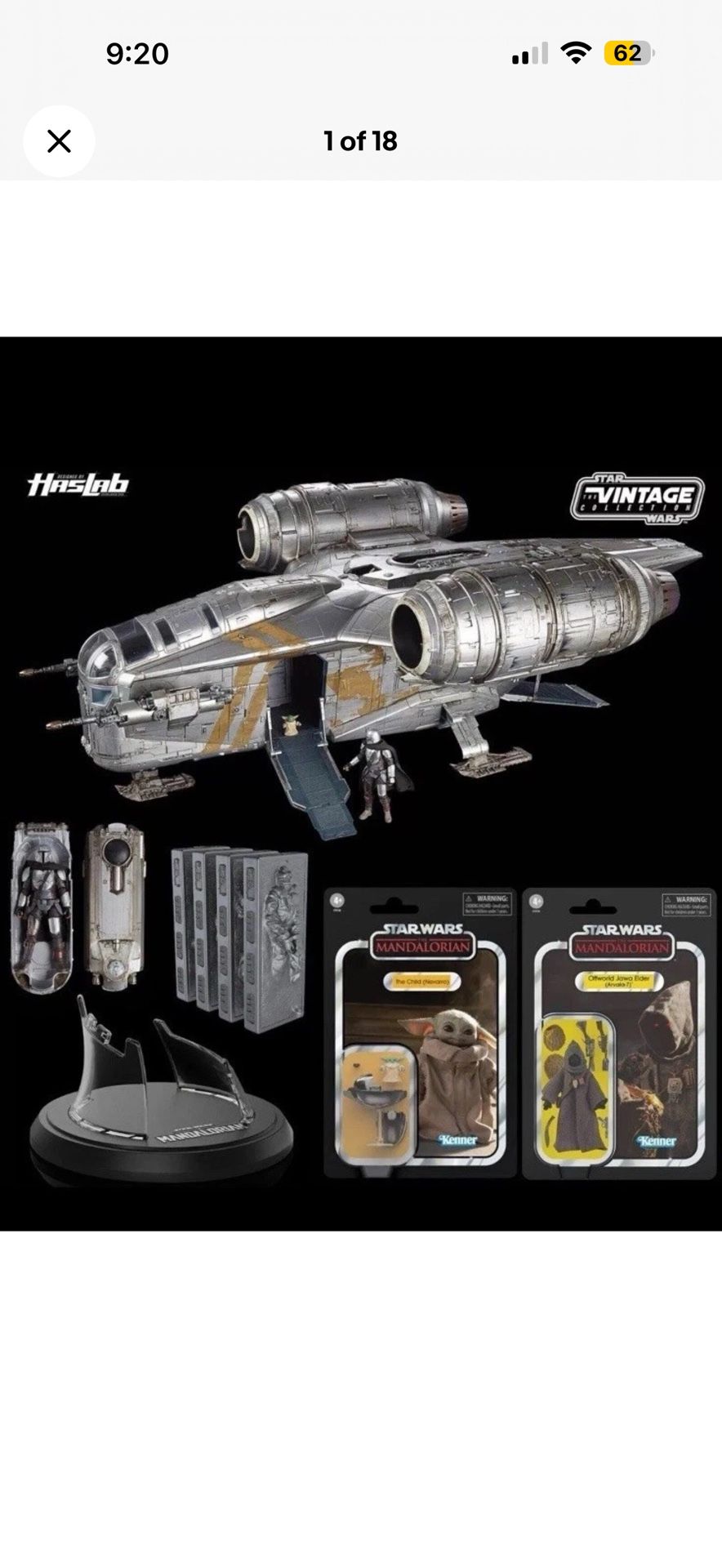 Star Wars Haslab Razor Crest New Sealed