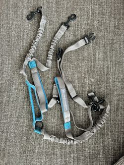 Hands free Large Dog Running Walking Belt 2 Dogs