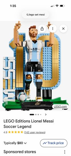 Lego set 43015 Messi