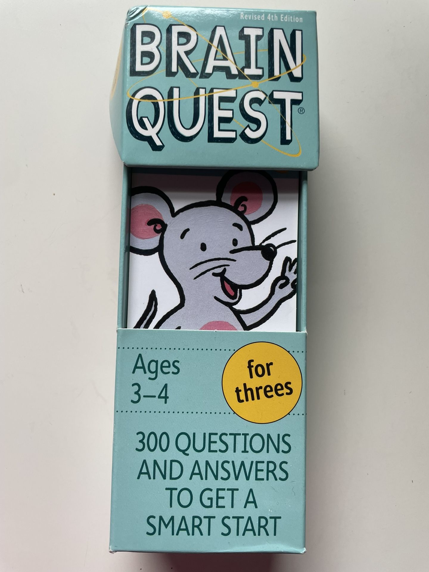 Brain Quest Card Game  For 3-4 year olds