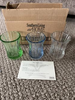 Southern Living at Home - Pure Reflections Glass Votives - 3 Pcs.