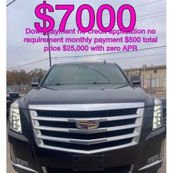 2017 Cadillac Escape No Credit Application 