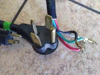 Dryer Connection. With a Free Cables Plug