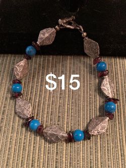 Homemade bracelets.