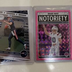 2024 Panini Absolute - Rookies Drake Maye #103 (RC) & Pink Parallel Maye Rookie