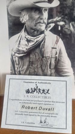 Robert Duvall signed