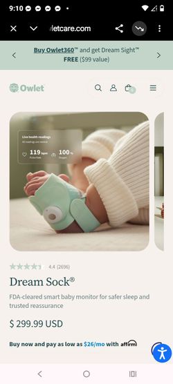 Owlet - Dream  Sock