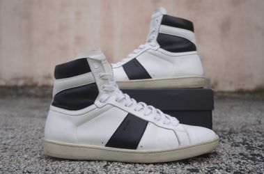 YSL Yves Saint Laurent White / Black Sz 41.5
