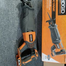 RIDGID 18-Volt OCTANE Lithium-Ion Cordless Brushless Reciprocating Saw (Tool-Only)