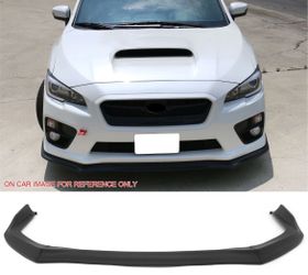 15-17 Subaru WRX STI Front Bumper Lip 3PC CS Style Matte Black