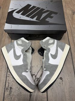 Jordan 1 Retro High OG Washed Black Mens 10.5 