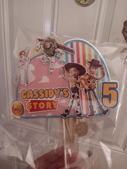 Toy story cake topper