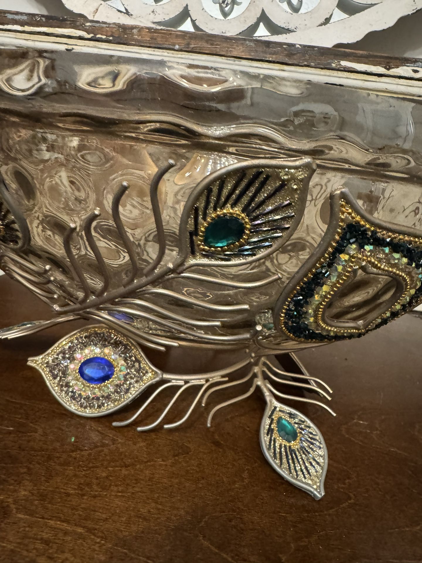 Pier I Peacock Decorative Bowl