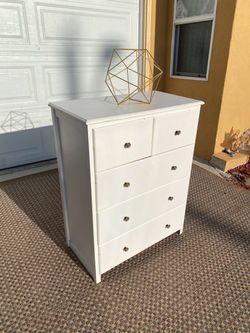 White dresser