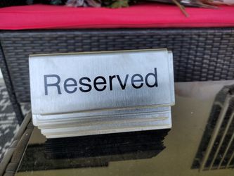 Reserved Signs