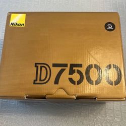 Nikon D7500 DSLR 4k video camera Body Only 