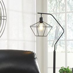 CO-Z 62-Inch Modern Arched Cage Floor Lamp - Black,new