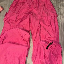 Hit Pink Cargo Rave Pants
