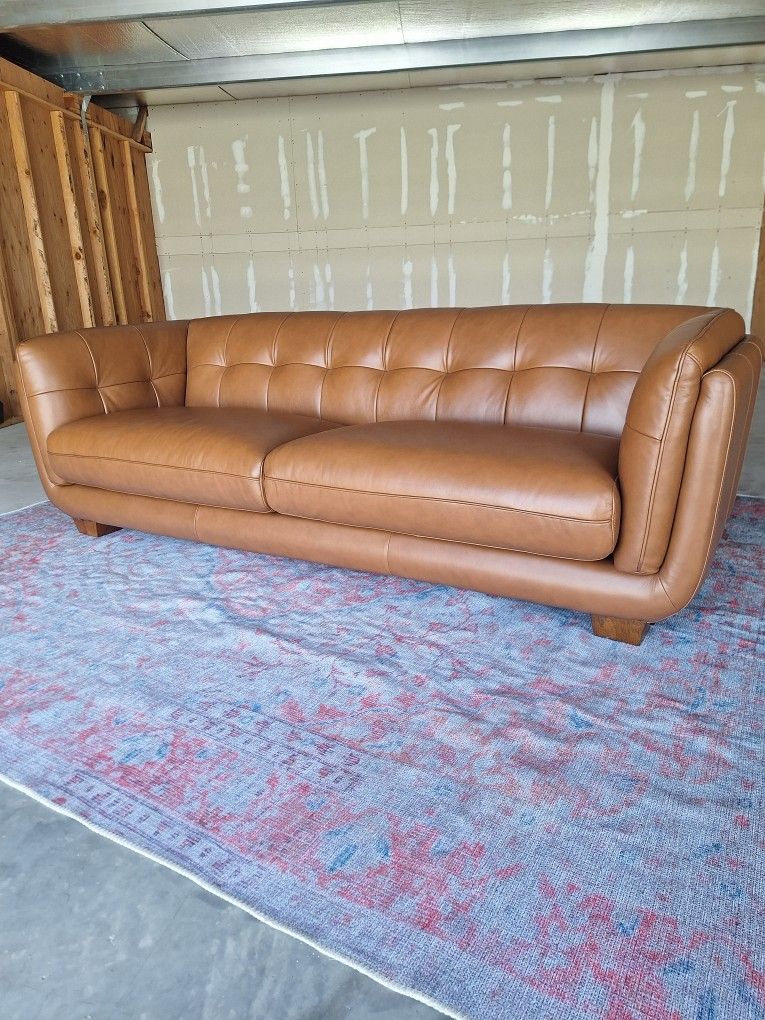 Sofa Real Leather 100% Real Leather Modern Sofa