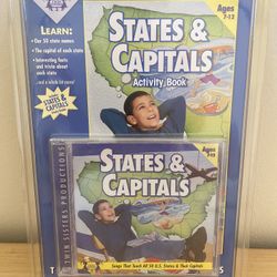 States & Capitals CD - Songs That Teach The 50 States & Their Capitals $7