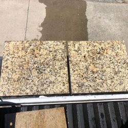 Two BEAUTIFUL 28x25” Granite Sections