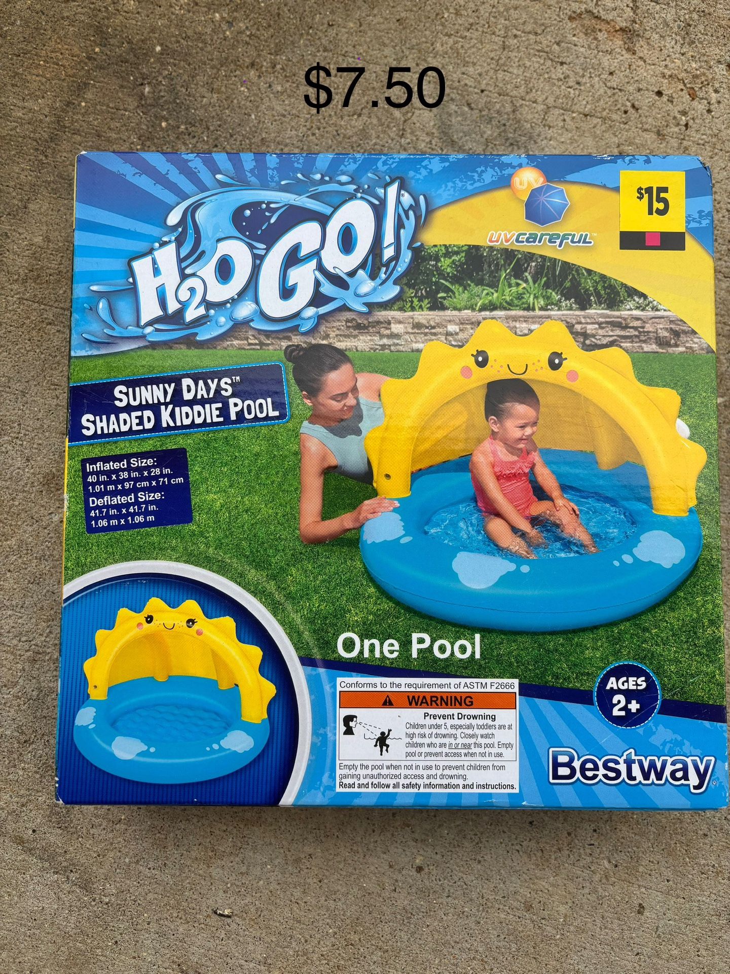 Infant/toddler Inflatable Splash Pool