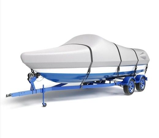 Waterproof Boat Cover Heavy Duty Fits 14-16ft x68 Bass Boat
