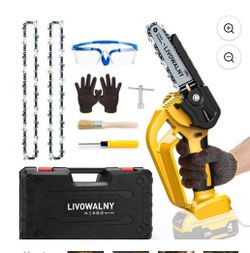 Handheld Cordless Mini Chainsaw for DeWalt 20V battery