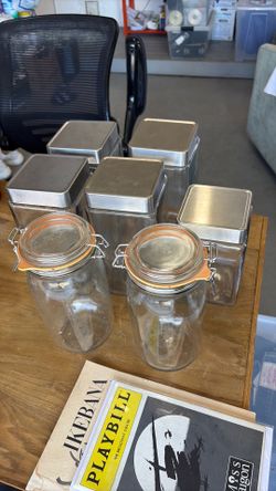 Glass jars