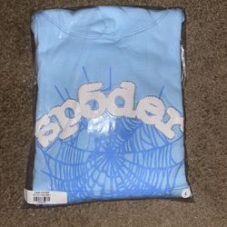 Sky Blue Sp5der Hoodie (L)
