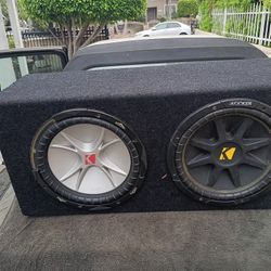 12ich Kicker Speaker 900watt And 800watt  Each  And Amplifier 1504watt 