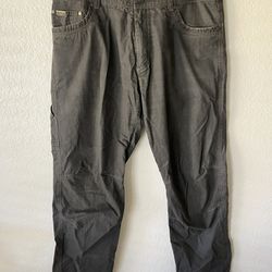 Kuhl Revolvr Pants Brown Gray Outdoors Hiking Cargo Workwear Men's 36 x 36 Patina Dye
