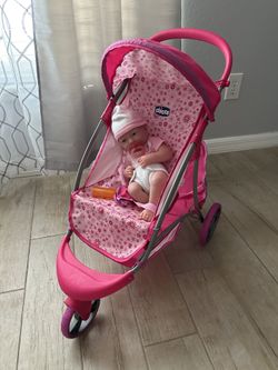 Chico stroller and baby