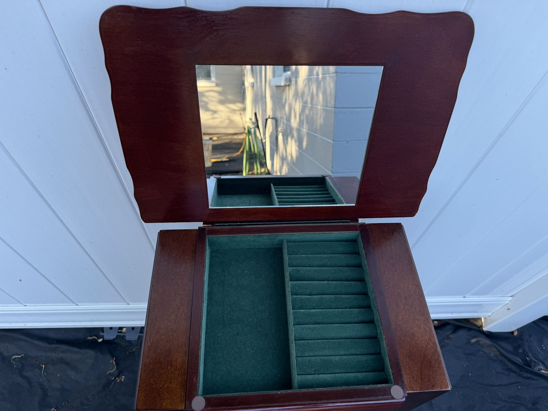 Vintage Jewelry Armoire Chest Drawers
