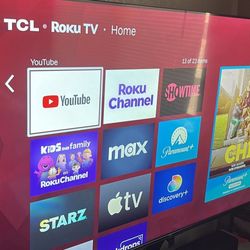 TCL 55" 4-Series 4K TV, HDR, Roku Smart, 2021 Model