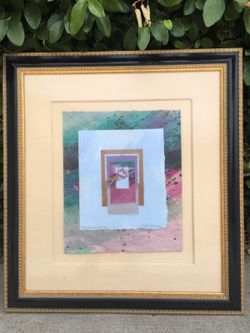 Framed Art with glass