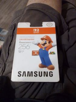 256gb Nintendo switch 2 two ex fast  microsd card memory storage Samsung official 256 gb