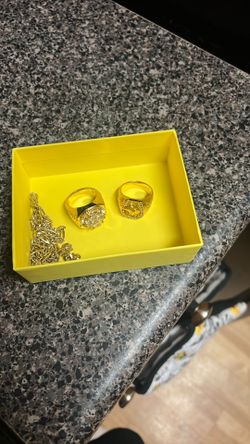 GOLD PLATES RINGS