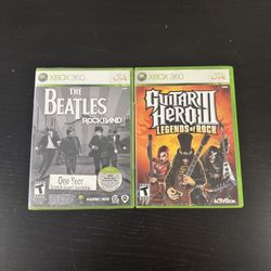 Beatles Rock Band & Guitar Hero 3 (Xbox 360)