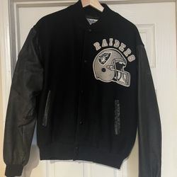 Vintage Raiders Letterman Jacket