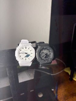 Casio G-Shock Watches – White and Black Pair